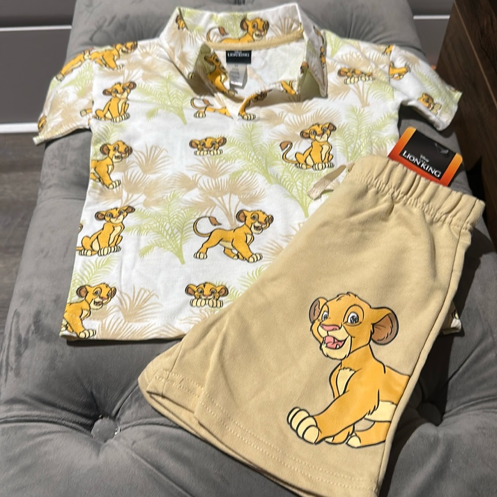 Disney The Lion Ling Toddler Boy Matching Set